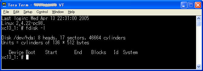 fdisk -l �E�E�E�E��???